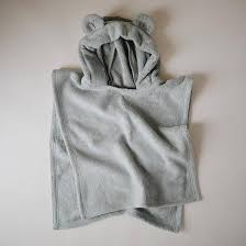 MUSHIE BEAR PONCHO MOSS