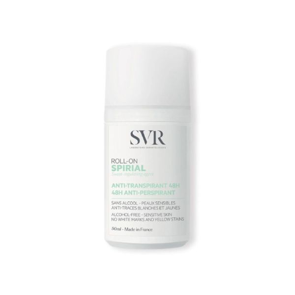 SVR SPIRIAL ROLL-ON 50 ML – deodorant antiperspirant 48-orësh për lëkurë të ndjeshme