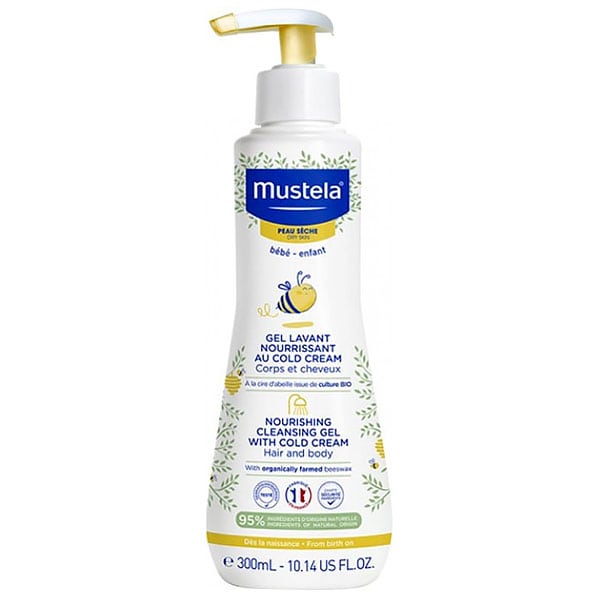 MUSTELA GEL LAVANT NOURRISANT AU COLD CREAM BIO 300ML