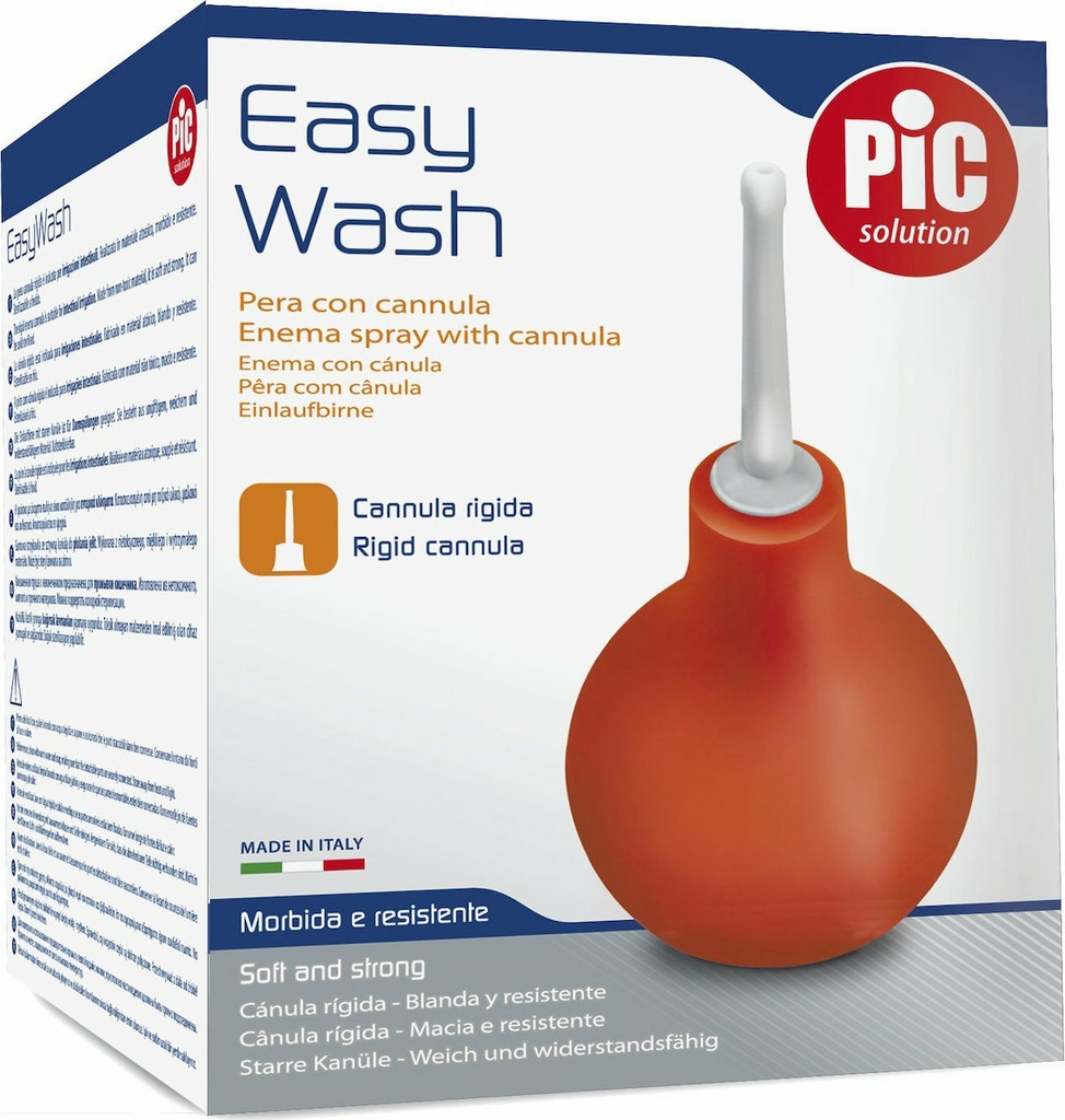 PIC Easy Wash Pera me Kanulë Rígide No.6 200 ml