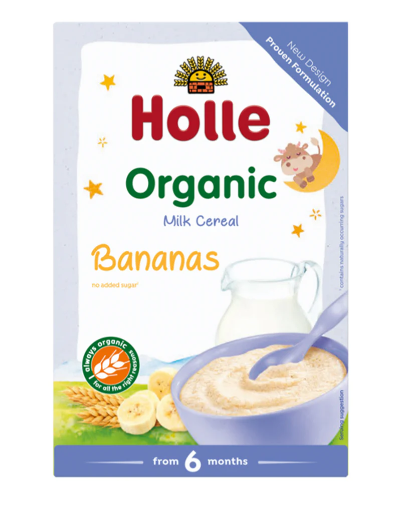 Holle Bio Milk Cereale me banane 250 gr
