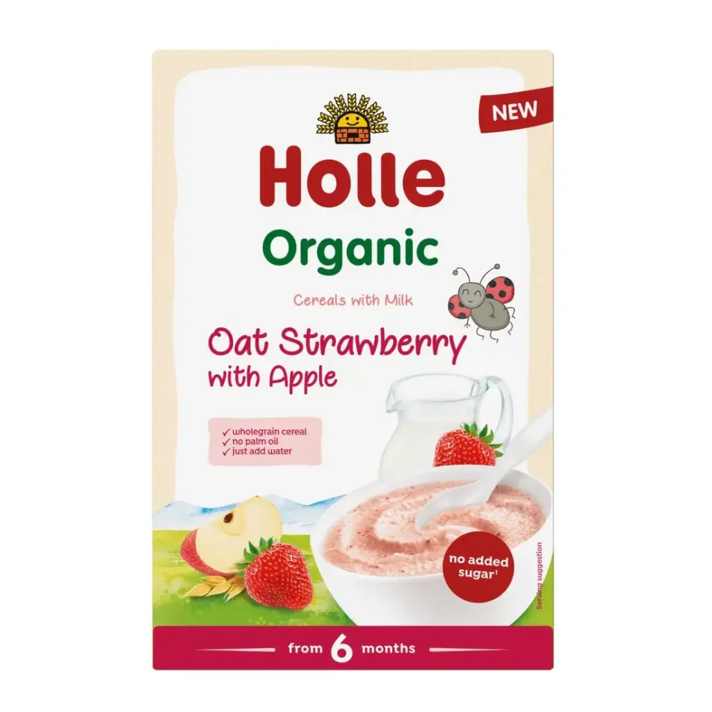 Holle Bio Organic Milk Porridge oat-strawberry 250 gr