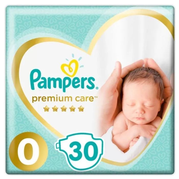PAMPERS Premium Care 0 (<3kg) 30 cp