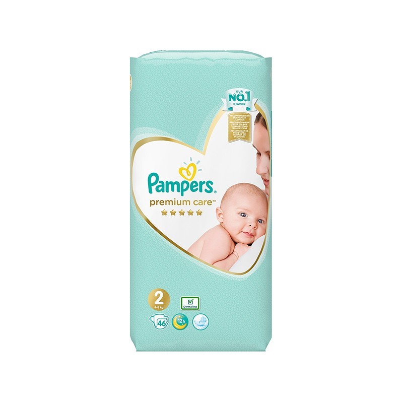 PAMPERS Premium Care 2 (4-8kg) 46 cp