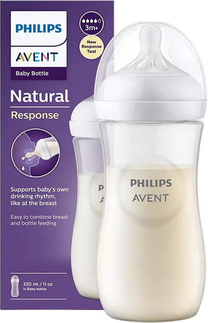 Philips Avent Natural Response Baby Bottle 330 ml 3m+