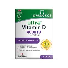 VITABIOTICS ULTRA VITAMIN D3 4000IU 96 TABLETS