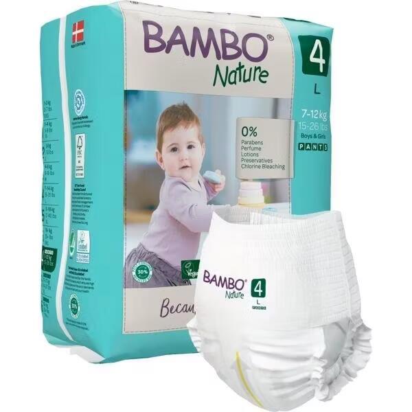 Bambo Nature Eco Pants Size 4 (7–12 kg) – 20 copë