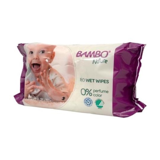 Bambo Nature Baby Wet Wipes 80 copë