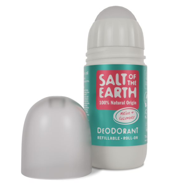 SALT OF THE EARTH MELON & CUCUMBER ROLL-ON 75 ML – deodorant natyral roll-on me aromë pjepri dhe kastraveci
