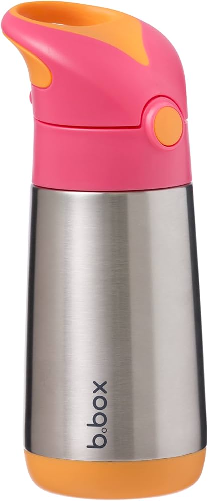 b.box Insulated drink bottle 350 ml strawberry shake