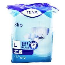 TENA slip plus large x10