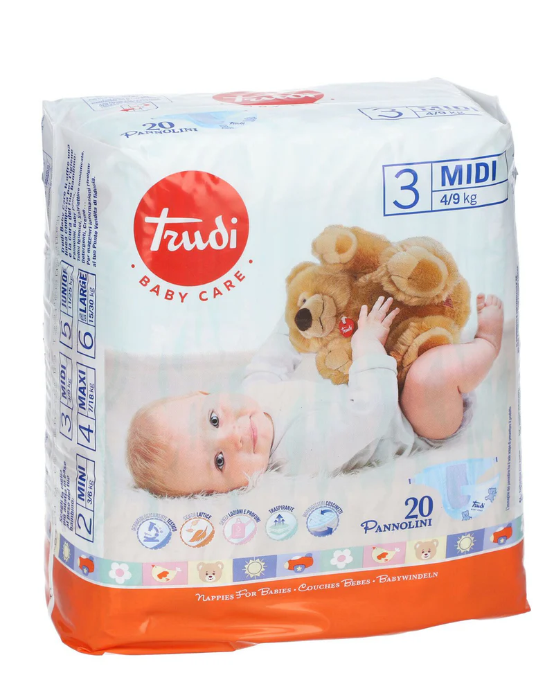 TRUDI Panolina 3 Midi 4-9kg x20 cope