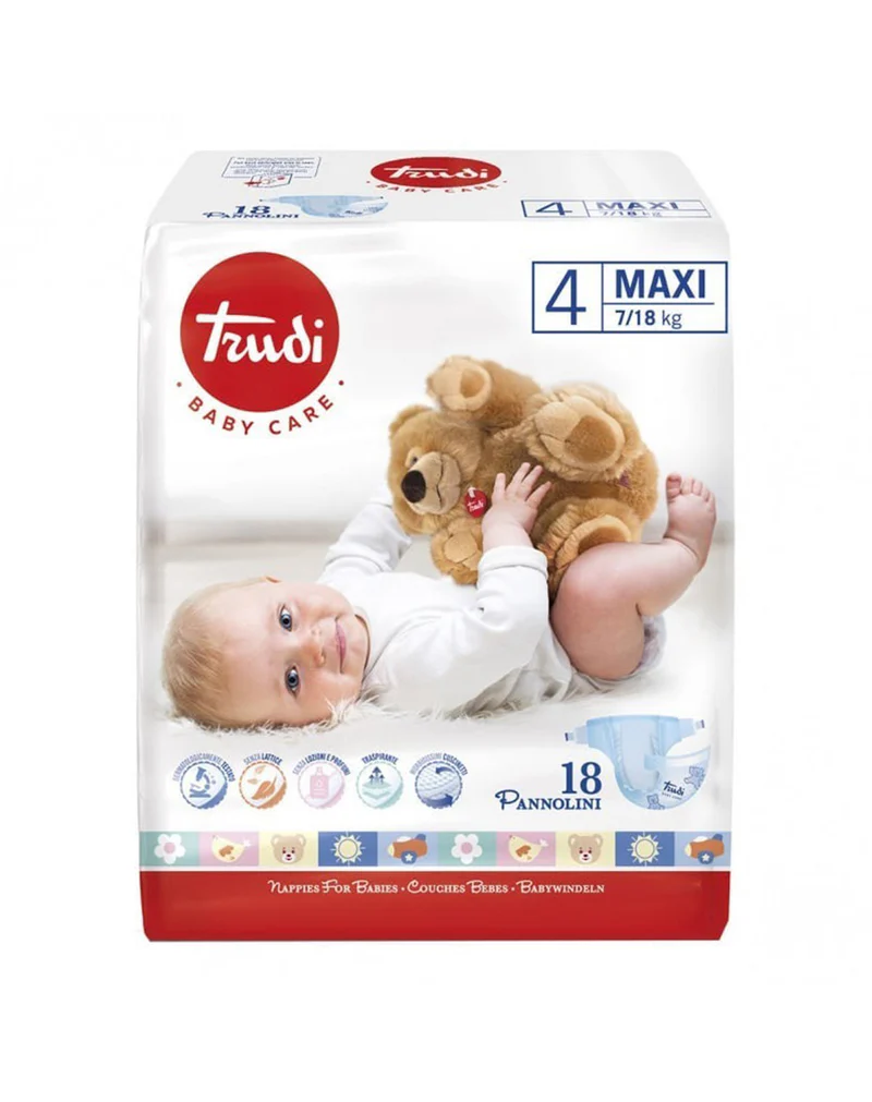 TRUDI Panolina 4 Maxi 7-18kg x 18cope
