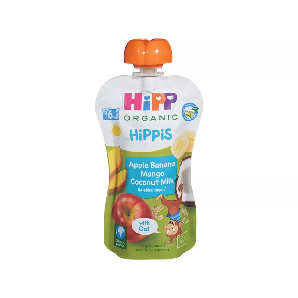 HiPP BANANE , QUMESHT KOKOSI, DRITHERA 100GR