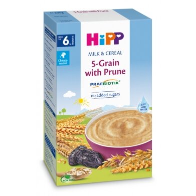 HiPP 5- GRAIN WITH PRUNE 250GR