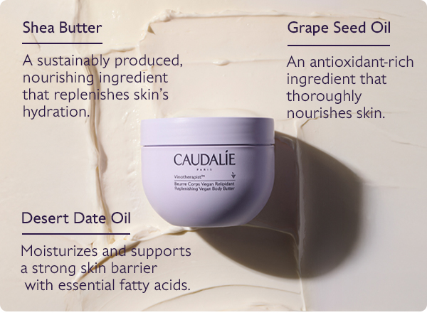 Caudalie Vinotherapist Replenishing Vegan Body Butter 250ml