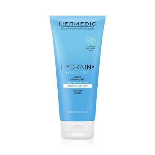 Dermedic Hydrain3 Hialuro Creamy Cleansing Gel 200 ml