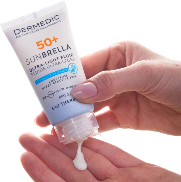 Dermedic Sunbrella Ultra light fluid SPF50+ couperose skin 40ml