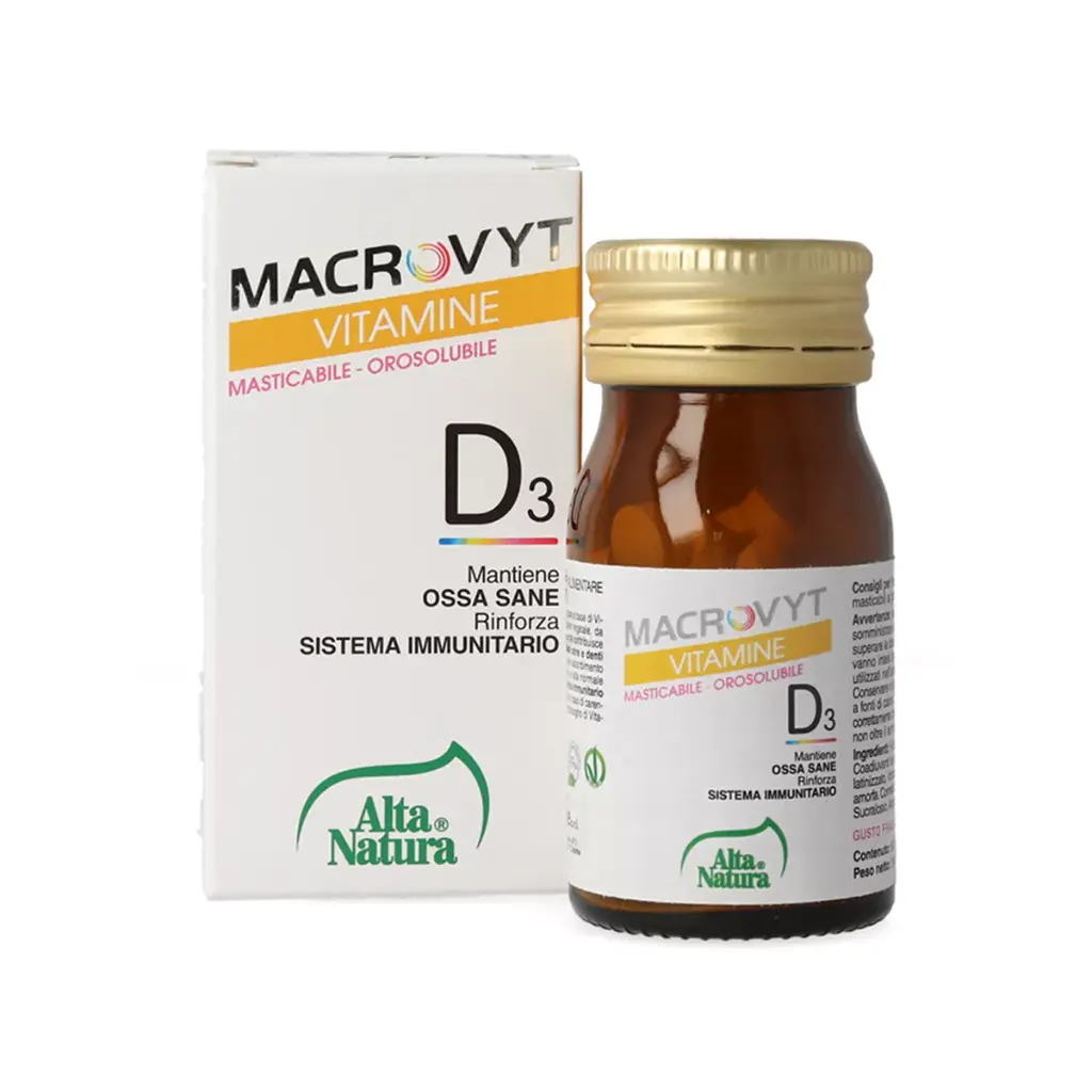 Alta Natura Macrovyt Vitamine D3 Orosolubile 60 cpr