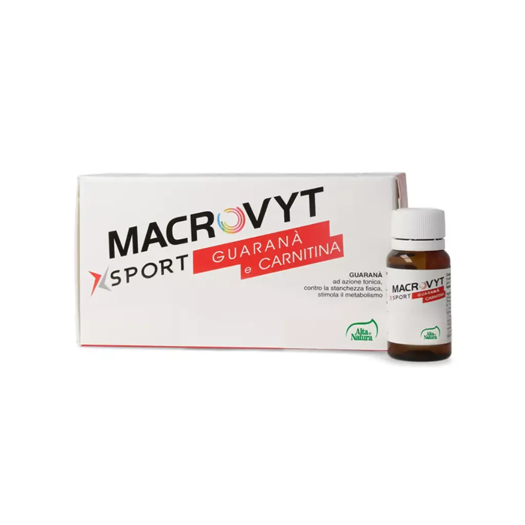 Alta Natura Macrovyt Sport Guarana E Carnitina x10 Flakon