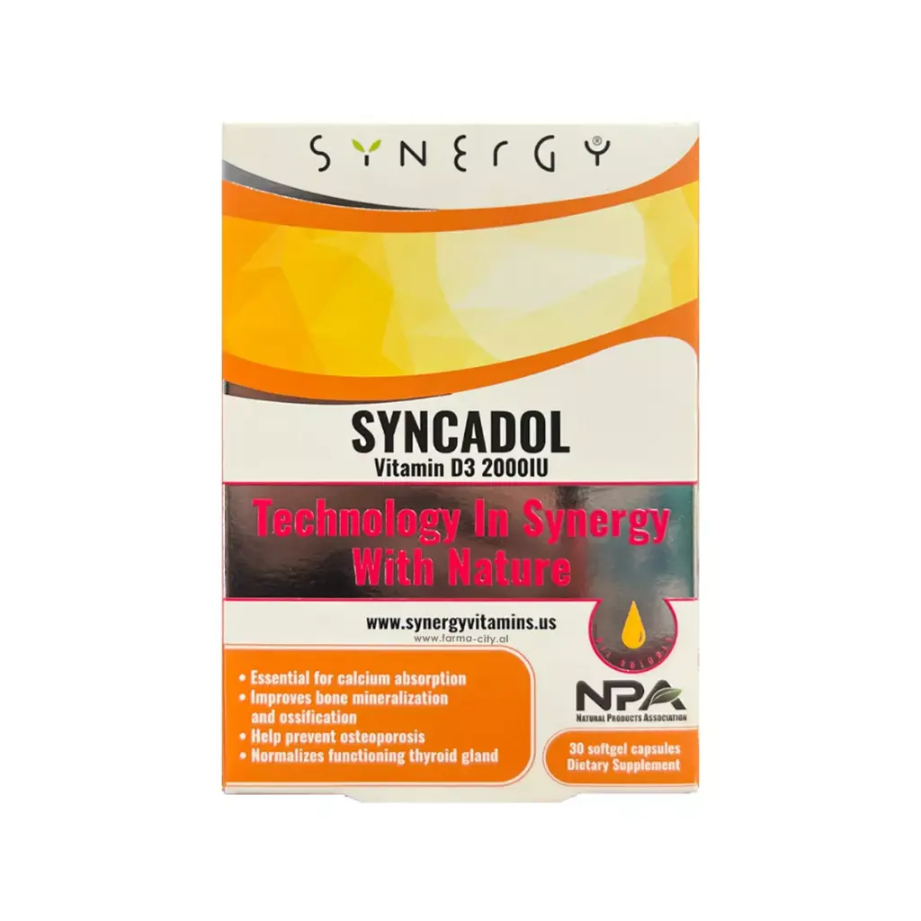 Synergy Vitamin D3 * 30 Kapsula