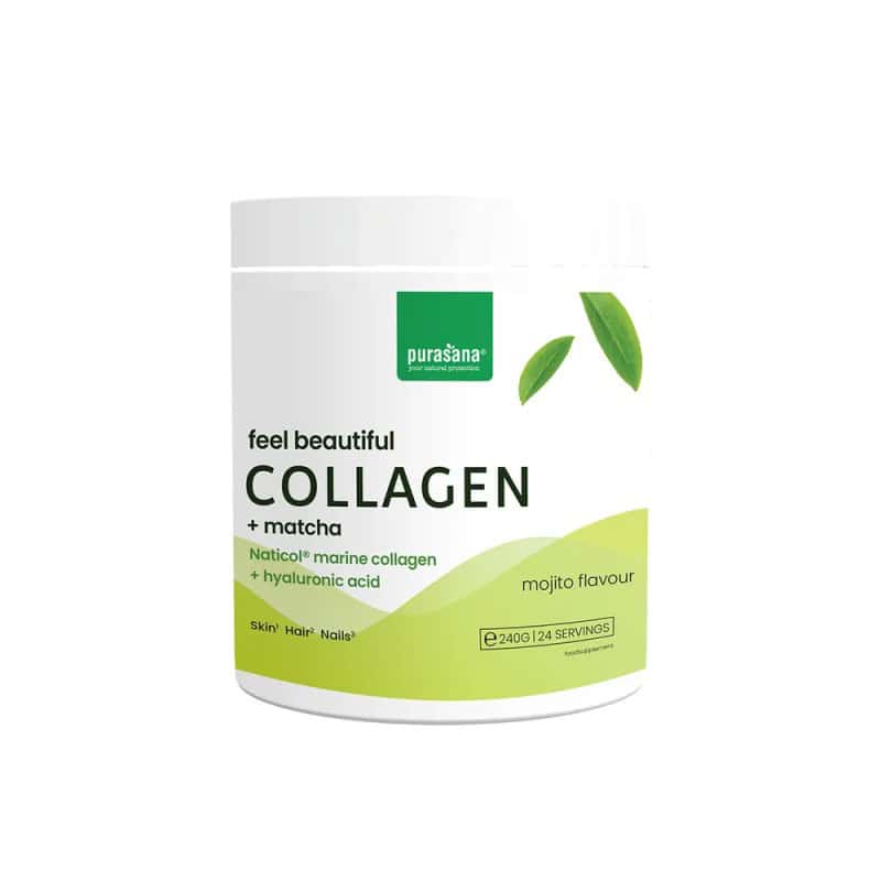 Purasana Feel Beautiful Collagen Matcha 240gr
