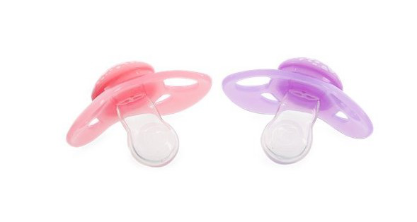 Twistshake 2x Pacifier 6+m Pastel Pink Purple