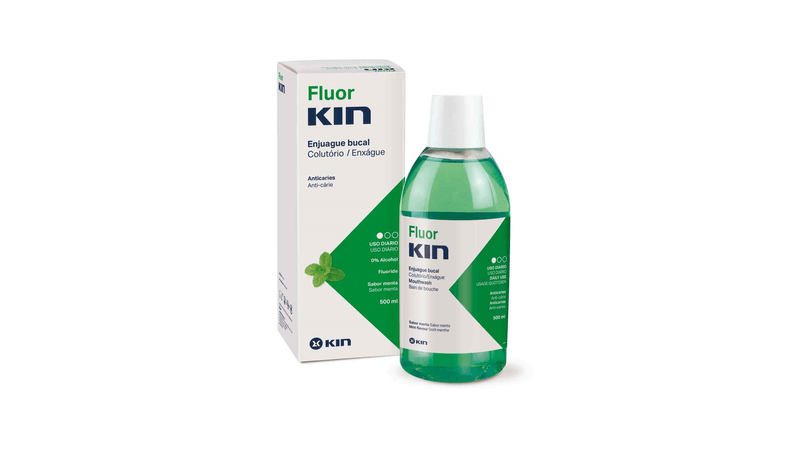 KIN FLUORKIN MINT DAILY MOUTHWASH 500ml