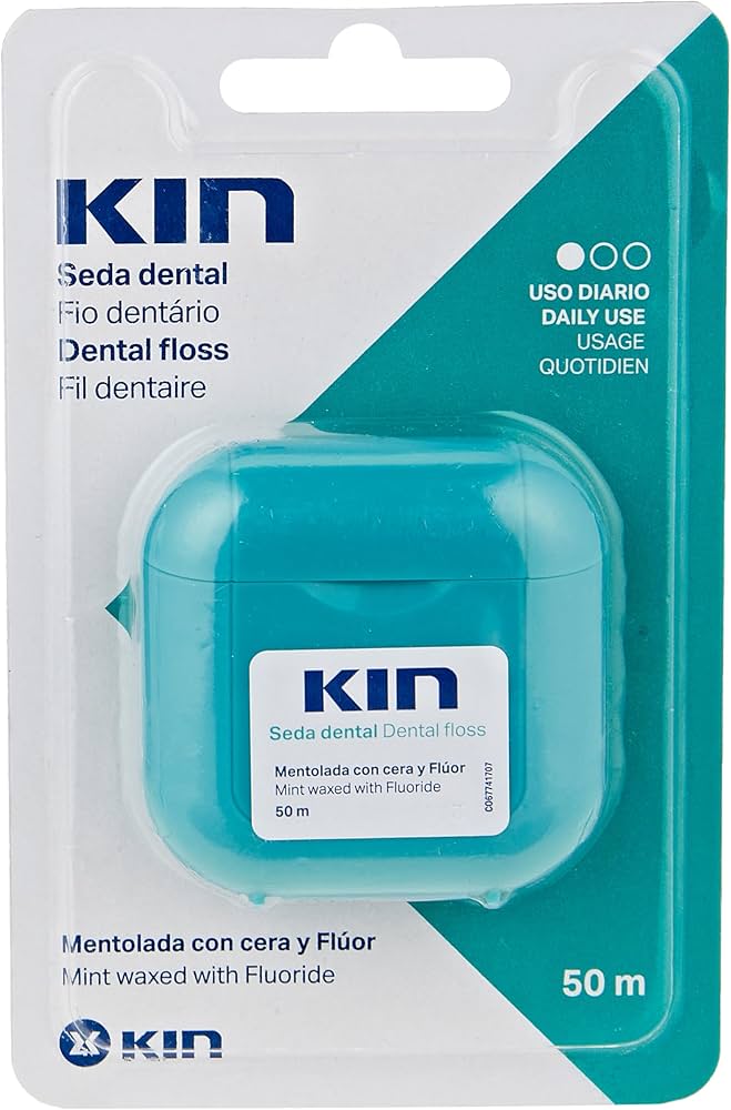 KIN MINTED DENTAL FLOSS WAXED