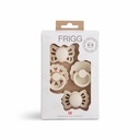 FRIGG Cuco new born set 4pc floral heart cream
