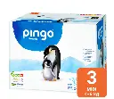 PINGO ECO MIDI SIZE 3 4–9 KG 44 DIAPERS – pelena ekologjike për bebe, madhësia 3