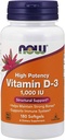 NOW Vitamin D3 1000 IU Softgels