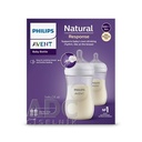 Philips Avent baby bottle natural response x2pcs 1m+